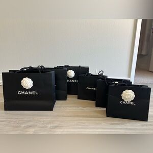 Chanel shopping bags (small and medium)